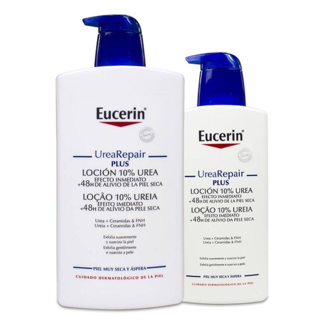 Pack Eucerin Urea Repair Plus Loción 10 % Urea, 1 L + 400 ml