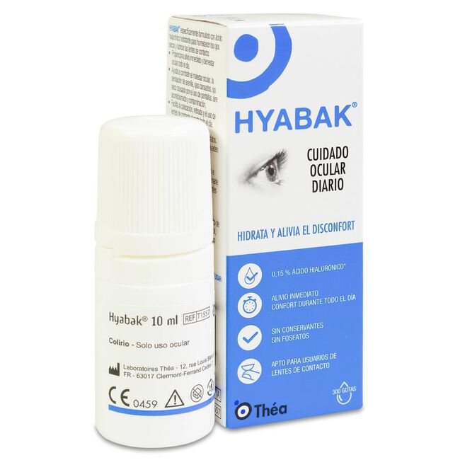 Comprar Hyabak Solución Hidratante Ocular, 10 ml