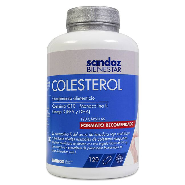 Sandoz Bienestar Colesterol, 120 Cápsulas