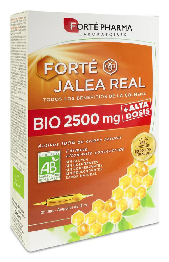 Fórte Pharma Jalea Real Bio, 20 ampollas