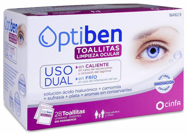 Optiben Toallitas Dual, 28 Uds