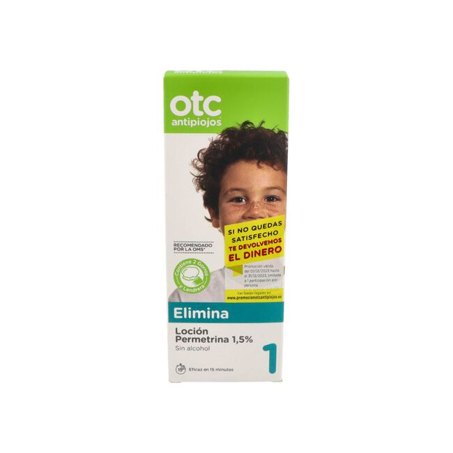 OTC Antipiojos Loción Permetrina 1,5 %, 200 ml