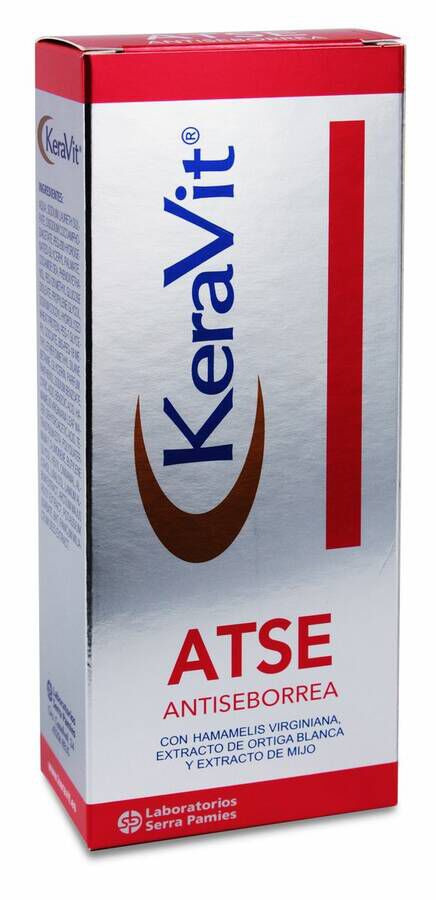 Keravit ATSE Antiseborrea Champú, 200 ml