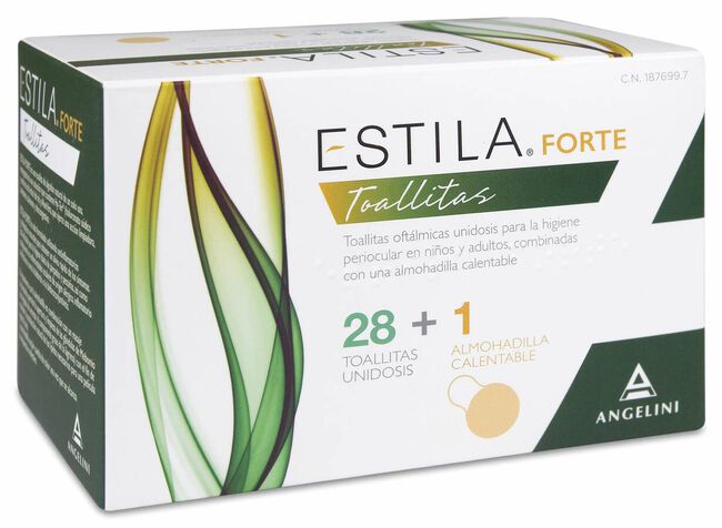 Estila Forte, 28 Toallitas + 1 Almohadilla
