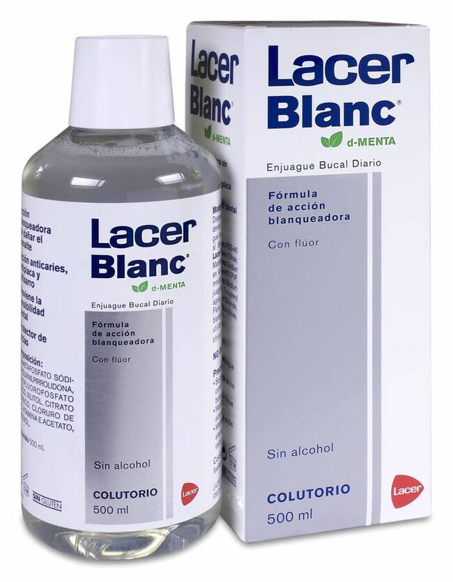 imagen de Lacer Blanc Plus D- Menta Colutorio, 500 ml