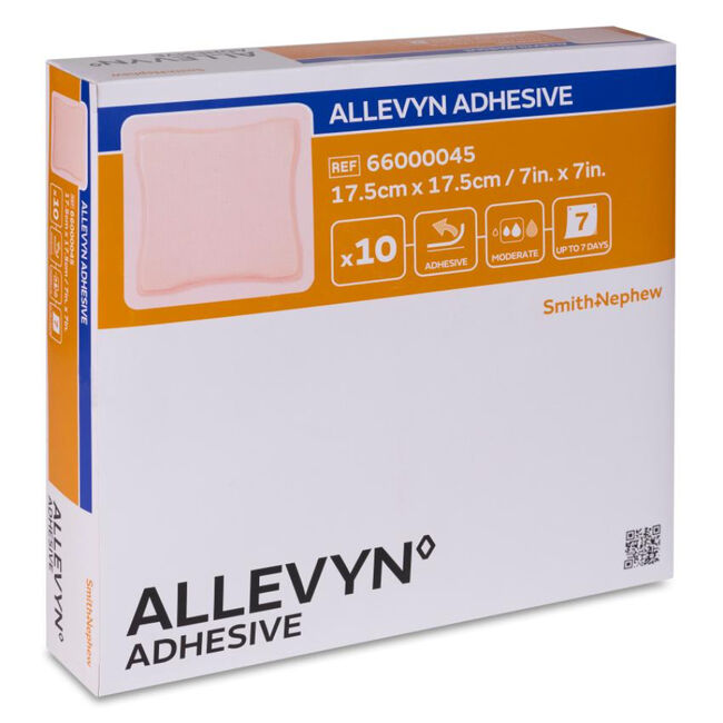 Allevyn Adhesivo 17.5 x 17.5 cm, 10 Unidades