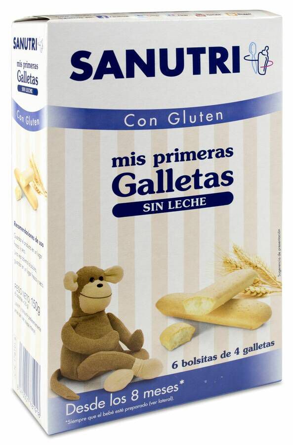 Sanutri Galletas Sin Leche, 150 g