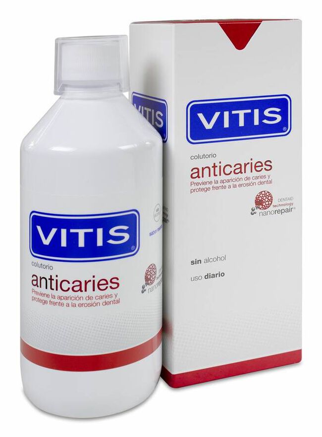 Vitis Anticaries Colutorio Bucal, 500 ml