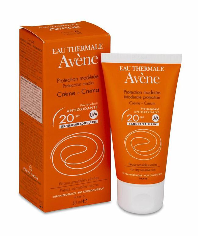 Avène Solar Crema SPF 20, 50 ml
