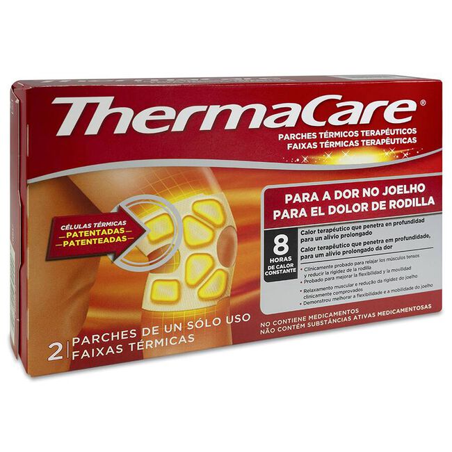 Thermacare Parche Térmico para Rodilla, 2 Parches