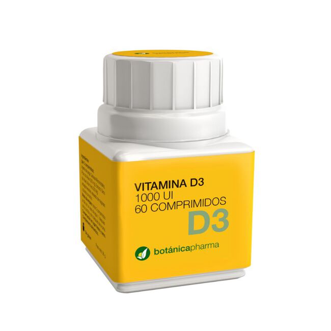 Botánica Pharma Vitamina D3 1000 UI, 60 unidades