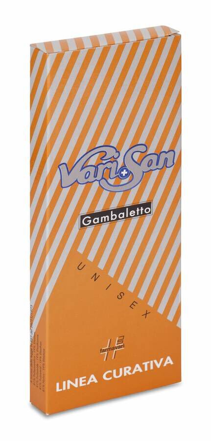 Varisan Calcetín Unisex Compresión Extra-Ligera Talla 3 Color Negro, 1 Unidad