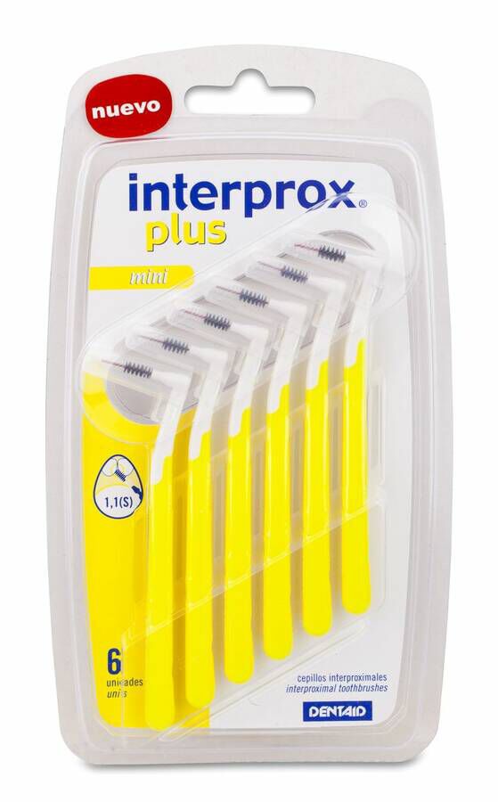 Interprox Cepillo Dental Interproximal Plus Mini, 6 Uds