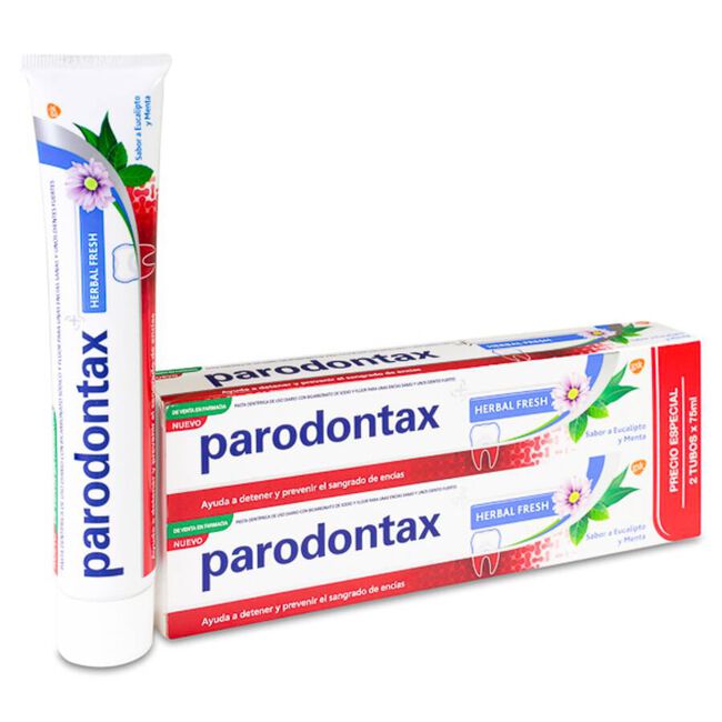 Pack Parodontax Herbal Fresh, 2 x 75 ml