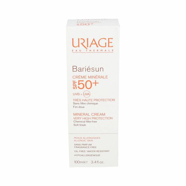 Uriage Bariésun Crema Mineral SPF 50+, 100 ml