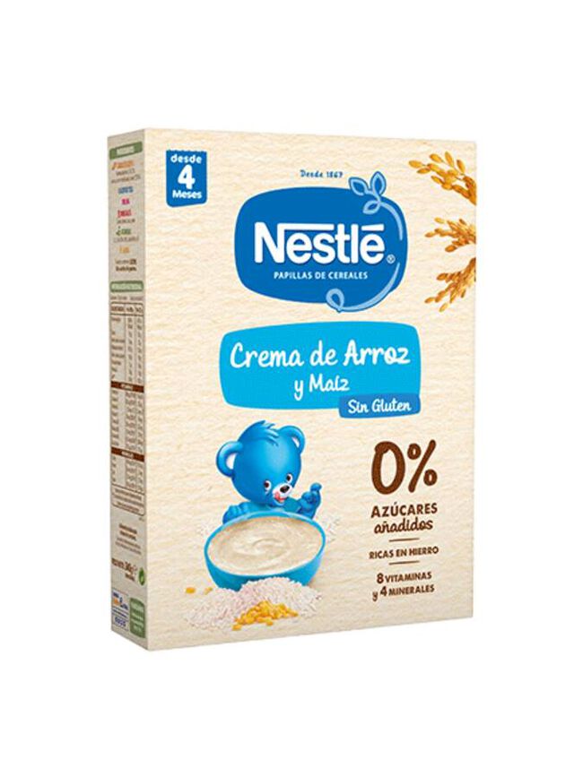 Papilla Nestle Sin Gluten Arroz y Maíz