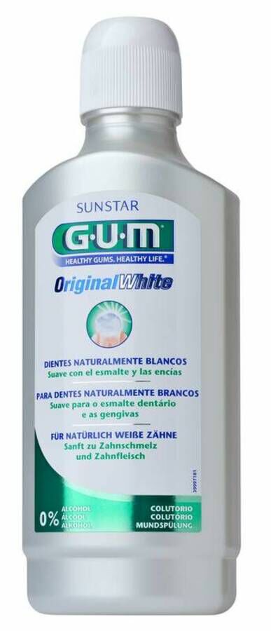 GUM Original White Colutorio, 500 ml