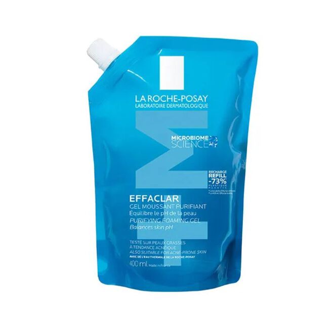 imagen de La Roche-Posay Effaclar Gel Limpiador Purificante +M Refill, 400 ml