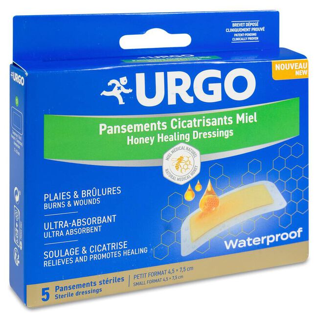 Urgo Apósitos Miel, 5 uds 