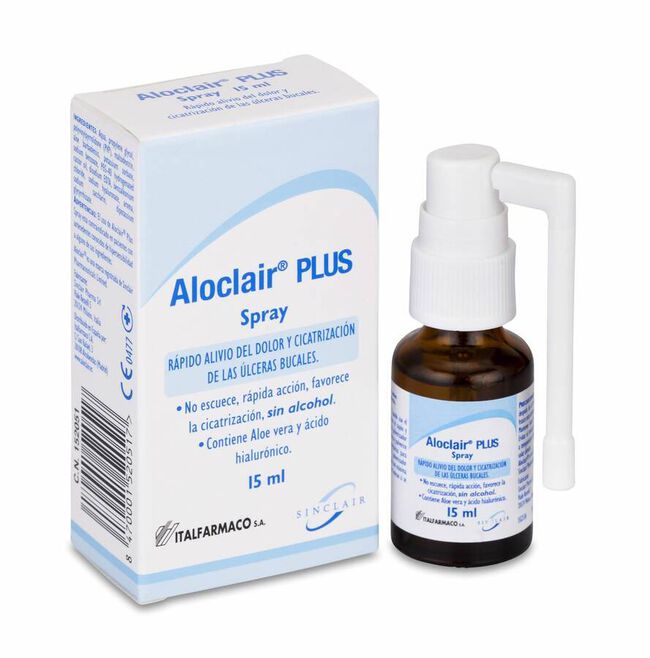 Aloclair Plus Bioadhesive Spray, 15 ml