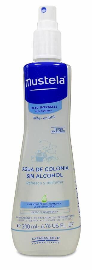 Mustela Agua de Colonia Sin Alcohol, 200 ml