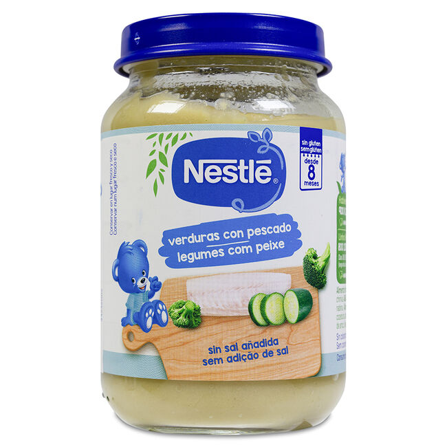 Nestlé Tarrito de Verduras con Pescado, 190 g