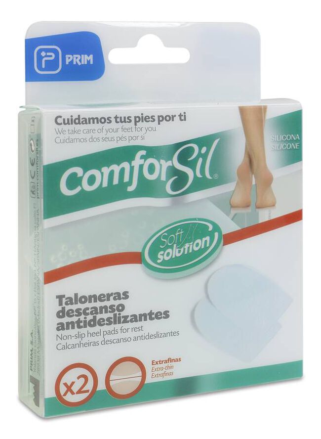 Comforsil Taloneras de Silicona para Descanso Talla S, 1 Par