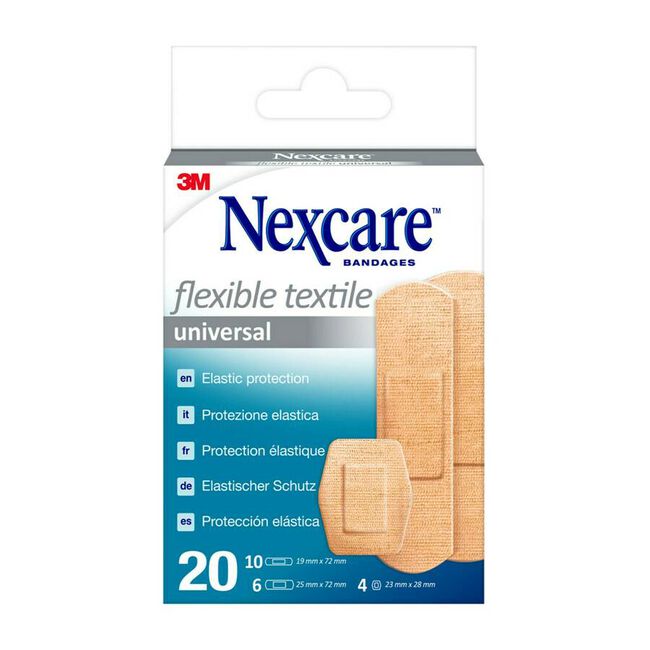 Nexcare Textile Surtido, 20 Uds
