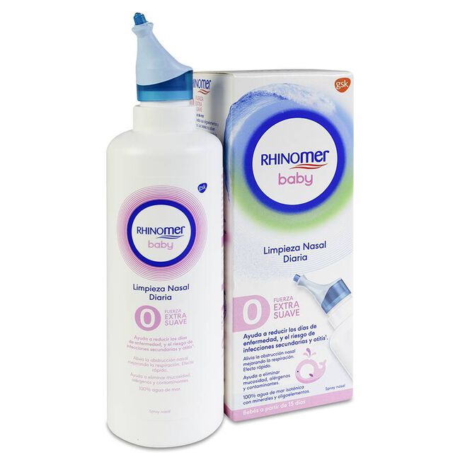 Rhinomer Baby Spray Nasal Fuerza Extra-suave, 115 ml