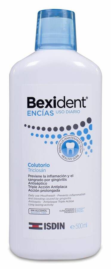 Isdin Bexident Encías Uso Diario Colutorio, 500 ml