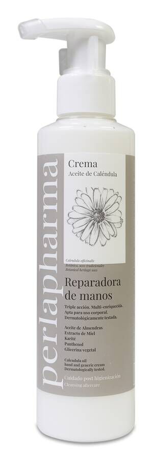 Perlapharma Crema Manos Post-higienización, 200 ml