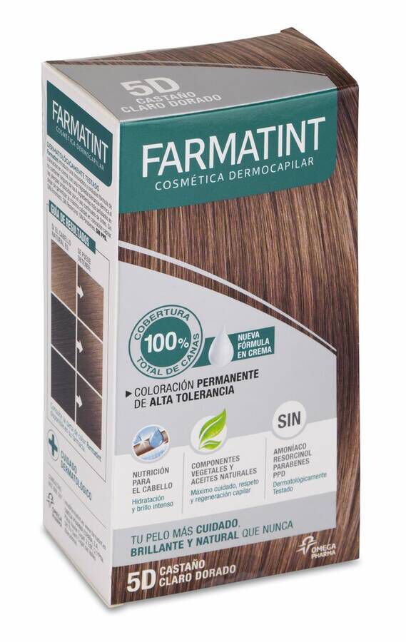 Farmatint Tinte Capilar 5D Castaño Claro Dorado