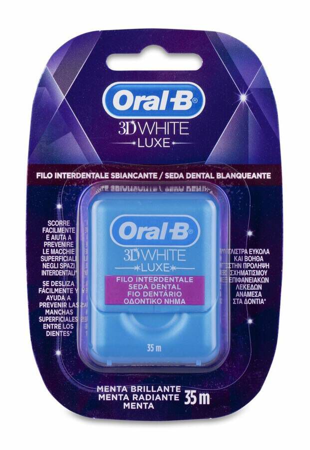 Oral-B Seda Dental 3D White 35 m, 1 Ud