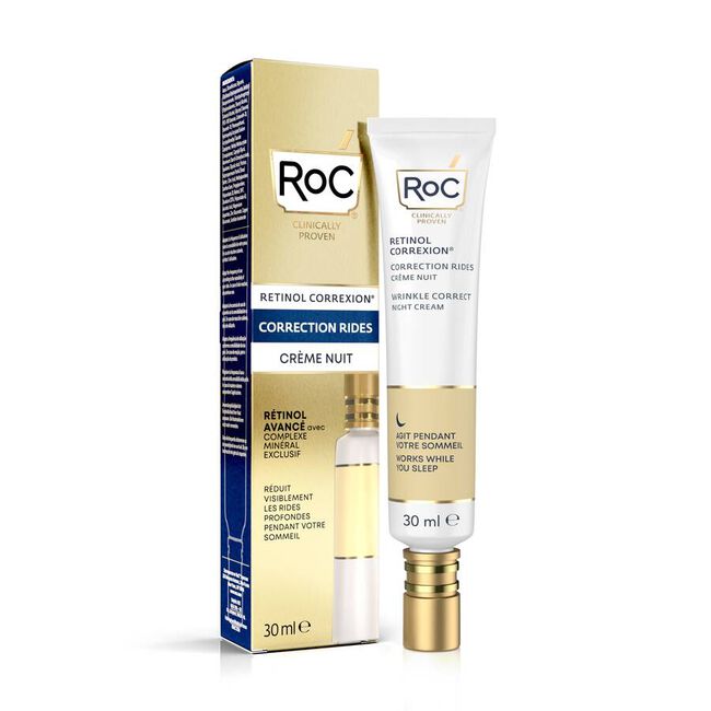 Roc Wrinkle Correct Crema Noche, 30 ml
