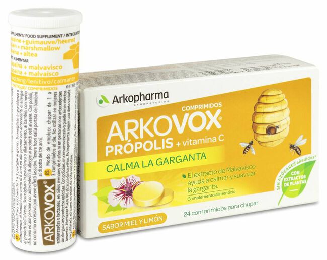 Arkopharma Arkovox Própolis + Vitamina C, 24 Comprimidos