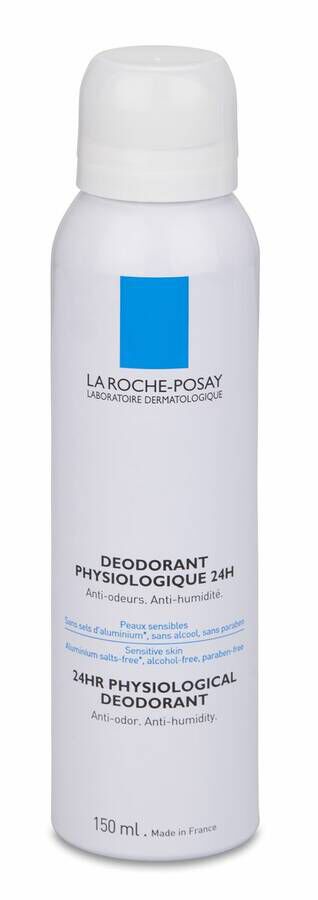 La Roche-Posay Desodorante Fisiológico 24h Spray, 150 ml