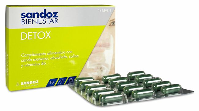 Sandoz Bienestar Detox, 30 Cápsulas
