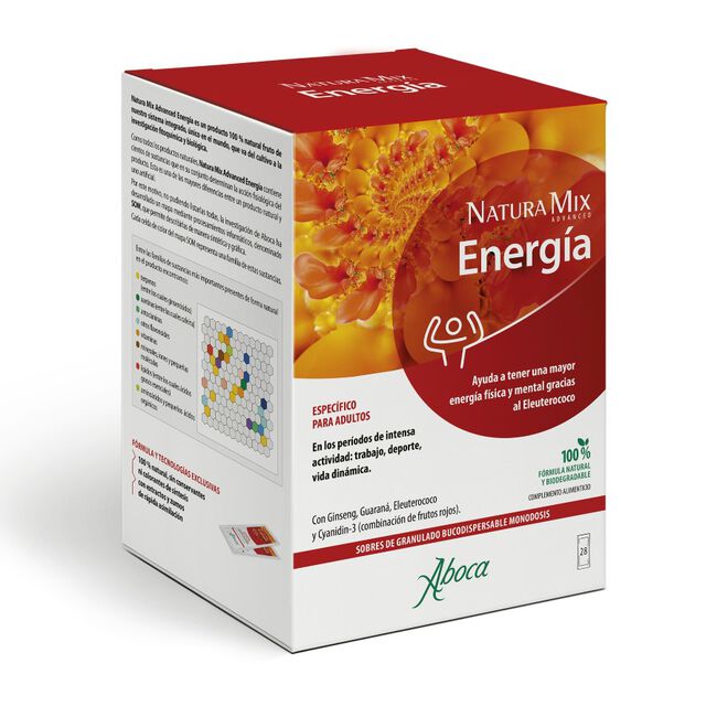 Aboca Natura Mix Advanced Energía, 28 unidades