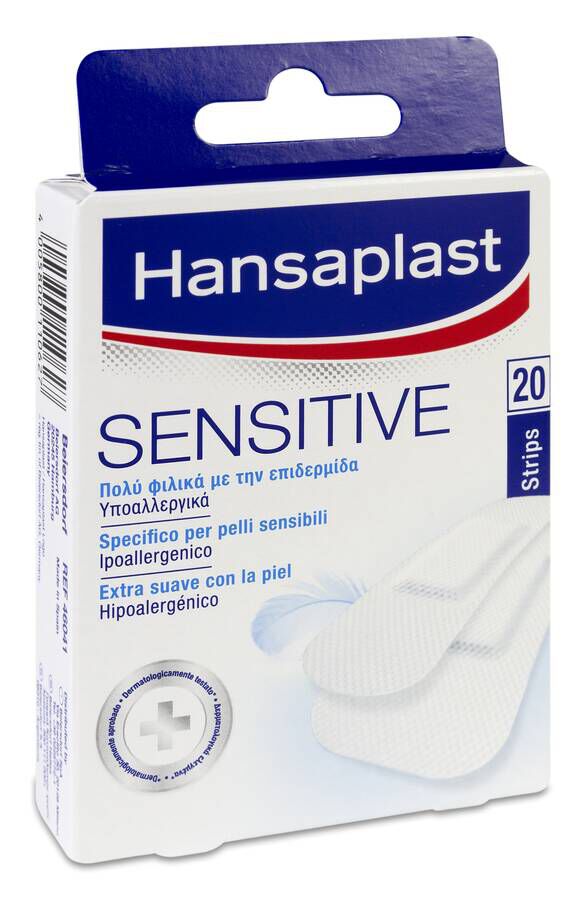 Hansaplast Sensitive, 20 Apósitos