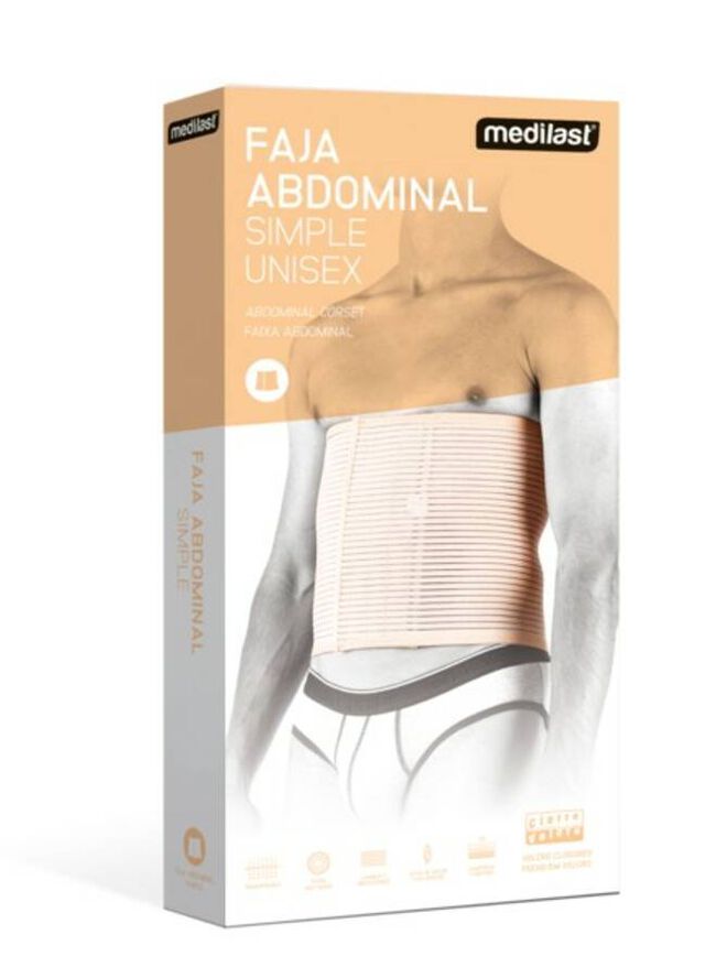 Medilast Faja Abdominal Simple Medilast Talla L, 1 Ud