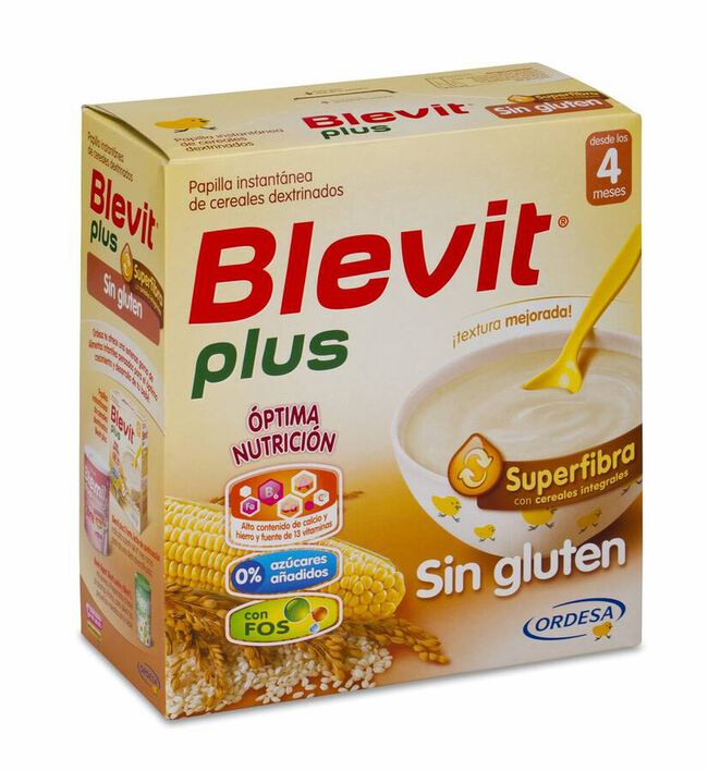 Comprar Blevit Plus Superfibra Sin Gluten, 600 g