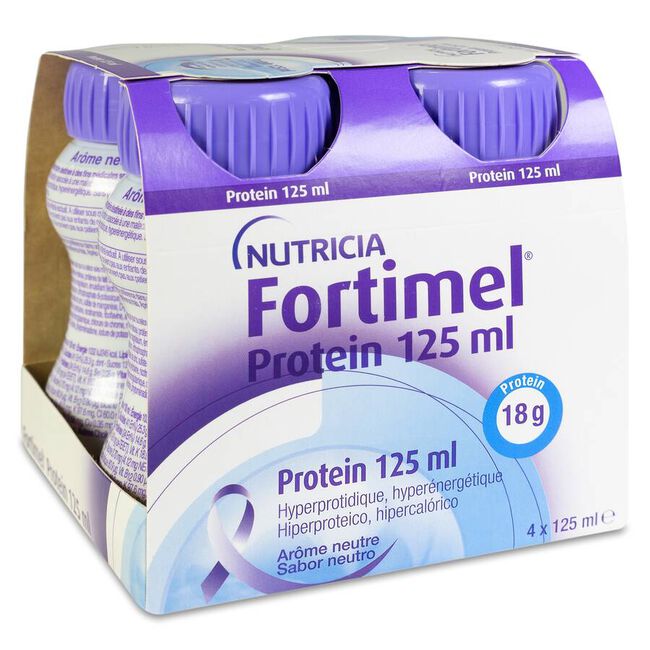 Fortimel Protein Sabor Neutro, 4x125 ml