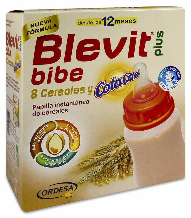 Blevit Plus Bibe 8 Cereales y ColaCao, 600 g