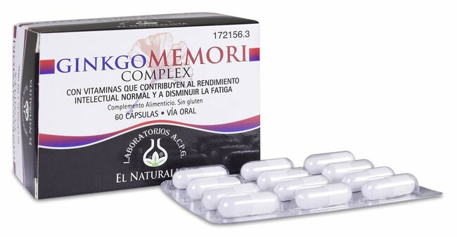 El Naturalista Ginkgomemori Complex, 60 Cápsulas