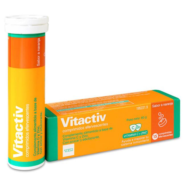 Vitactiv, 15 Comprimidos Efervescentes