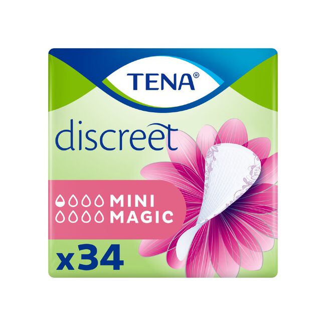 Tena Lady Absorbente Orina Ligera Mini Magic, 34 Uds
