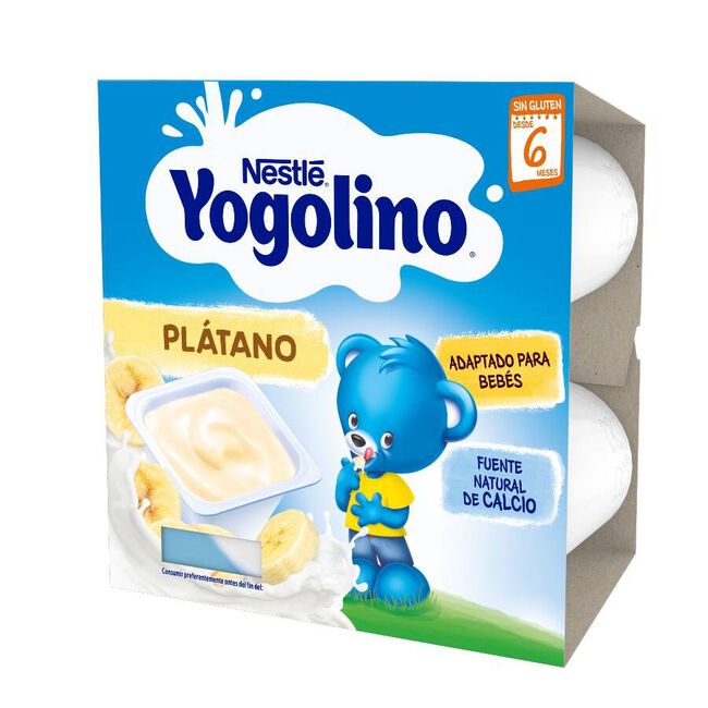 Nestlé Yogolino Plátano, 4 Uds