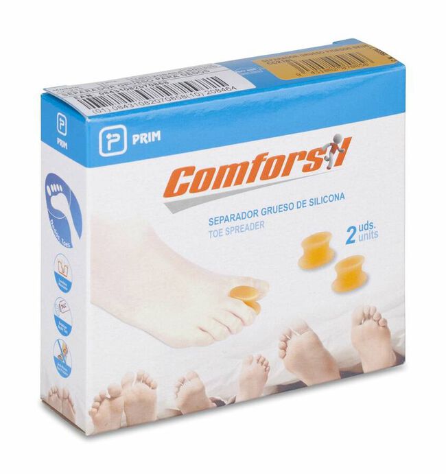 Comforsil Separador Grueso de Silicona Talla L, 2 Uds