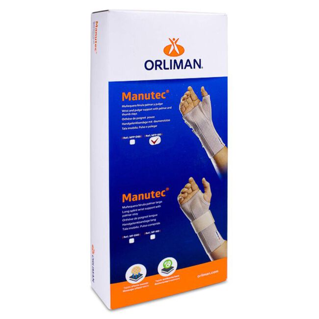 Orliman Muñequera Pulgar/Palmar MFP-I80 Talla 4, 1 Unidad