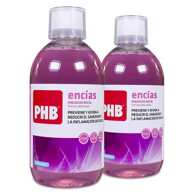 Duplo PHB Encías Enjuague Bucal, 2 x 500 ml